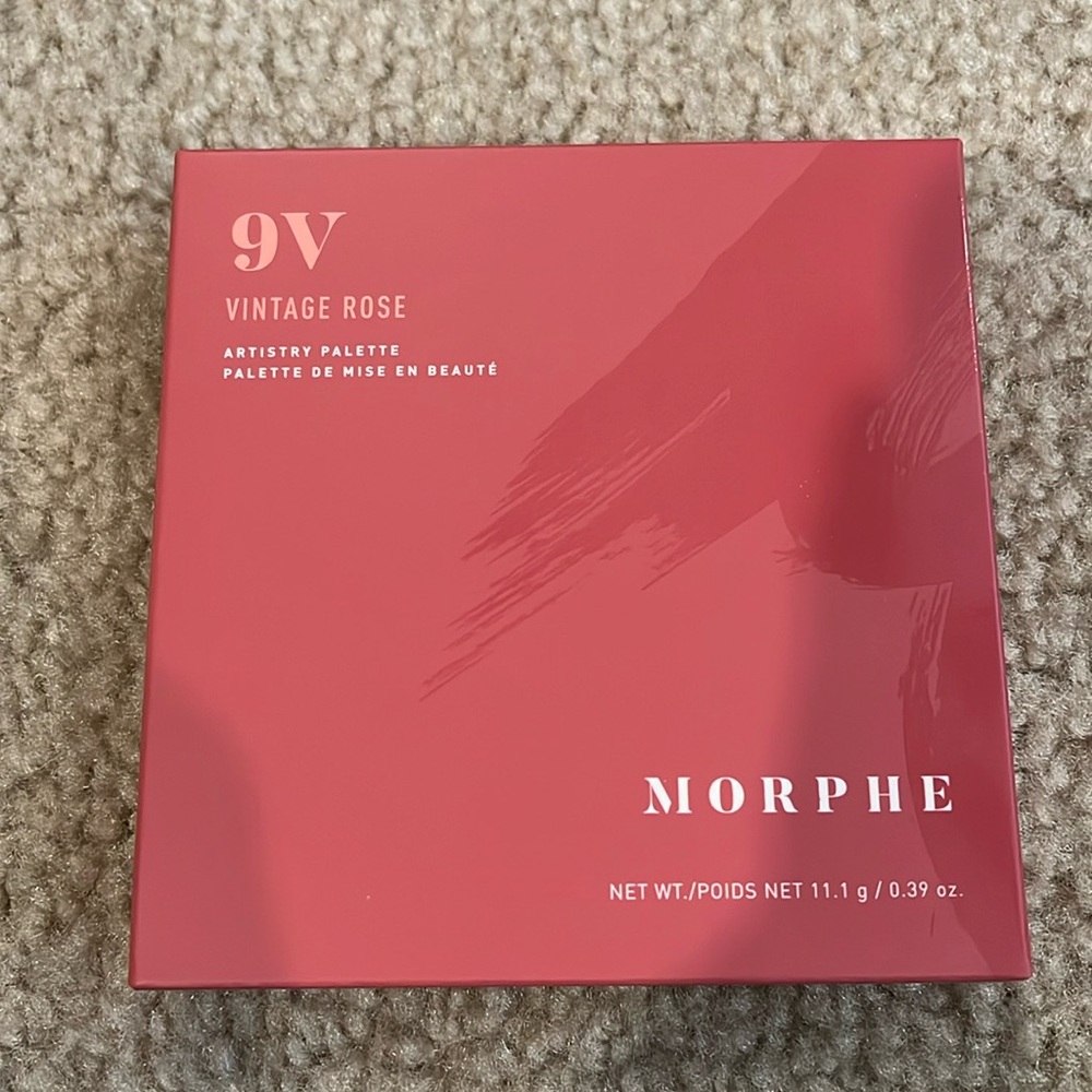 MORPHE 9V Vintage Rose Artistry Palette NWT - Neutral Hues   Never used